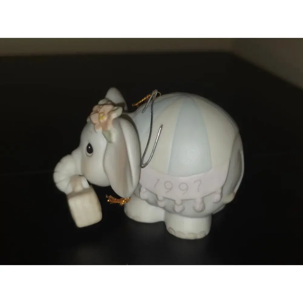Precious Moments Enesco 272949 Pack Your Trunk For The Holidays 1997 Ornament